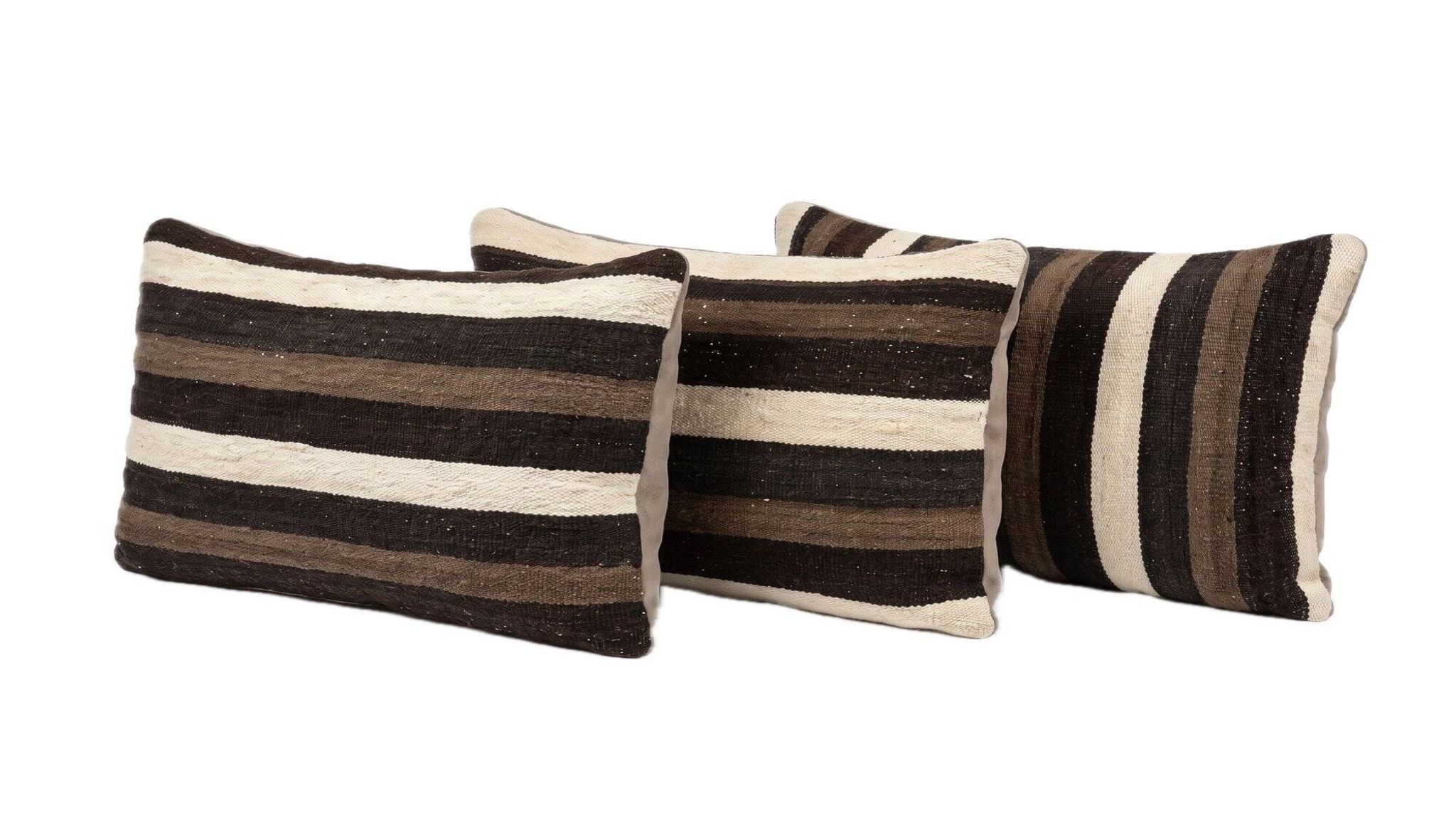 Set of 3 vintage kilim cushion covers 40x60 cm