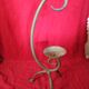 Wrought iron candle holder