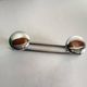 Vintage chrome metal coat stand