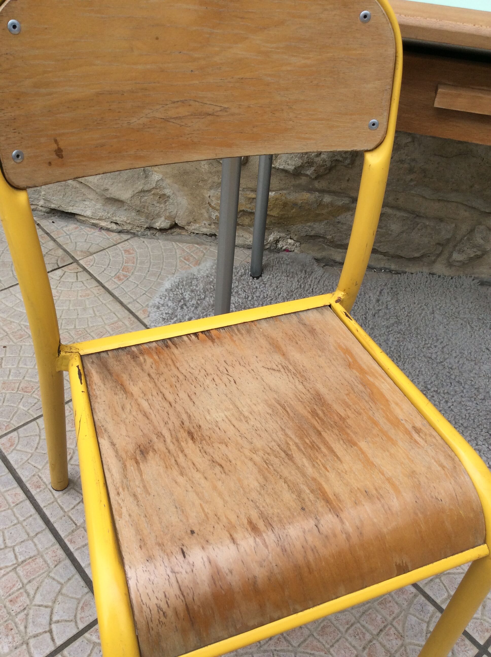 Bureau écolier et sa chaise