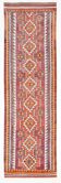 Vintage Burgundy Persian Kilim Runner Rug,, 98x235Cm