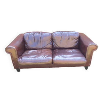 Vintage leather sofa