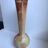 Ceramic soliflore vase signed fpp vallauris 70s