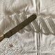 Set of 6 antique Baccarat crystal knife rests, vintage tableware