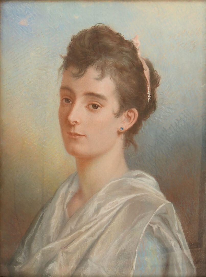 Portrait of a woman in Pastel