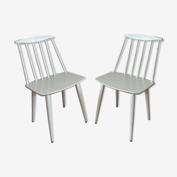Set of 2 Scandinavian chairs Mobler 1960