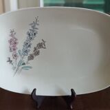 Rectangular serving dish Raynaud - Limoges Unic - Gladioli