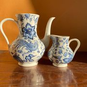 Villeroy & Boch hui Paradiso teapot and milk jug