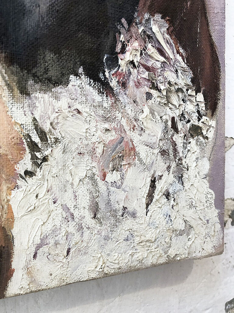 "Naked" oil painting