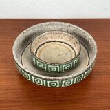 Set of 2 WGP ceramic bowls from West Germany, mid-century style, 1960s.