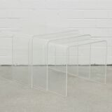 Vintage plexiglass mimiset x3