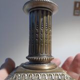 "Bourgeoise in the Louis XVI style, in silver-plated metal. Signed Cailard Bayard"