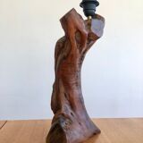 Anthropomorphic wooden lamp foot