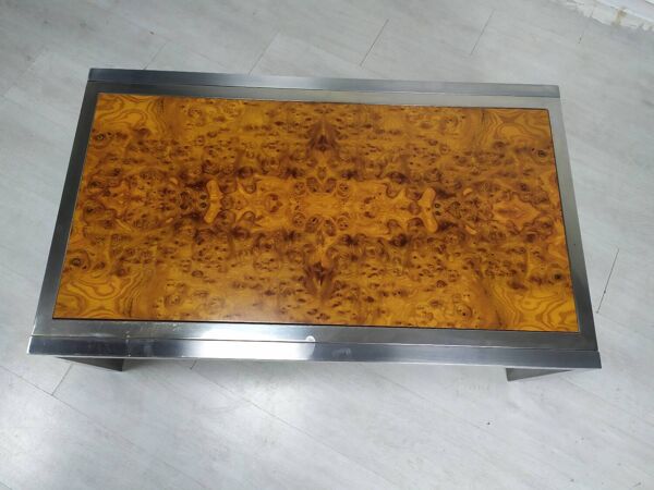 Table basse loupe d'orme