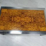 Elm burl coffee table