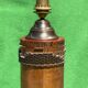 Antique wallpaper print roller lamp