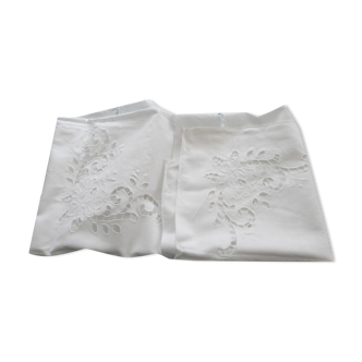 Nappe à thé ou rideau 70 70 cm