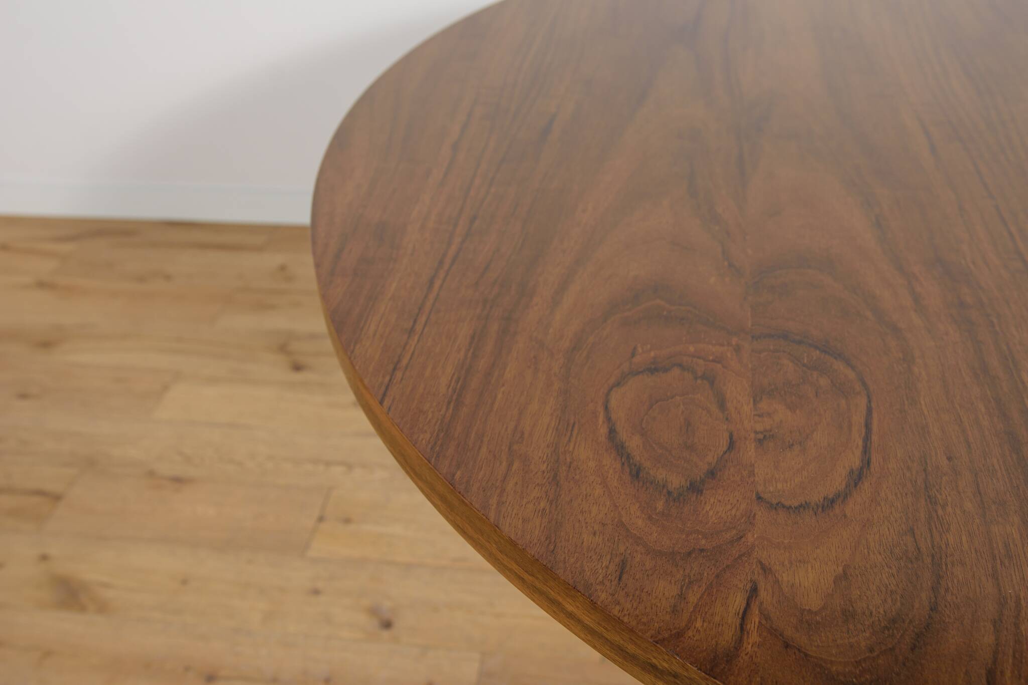 Mid-Century Teak Modern Round Dining Table, Denmark, 1970s