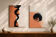 Set of two acrylic paintings on canvas - diptych
