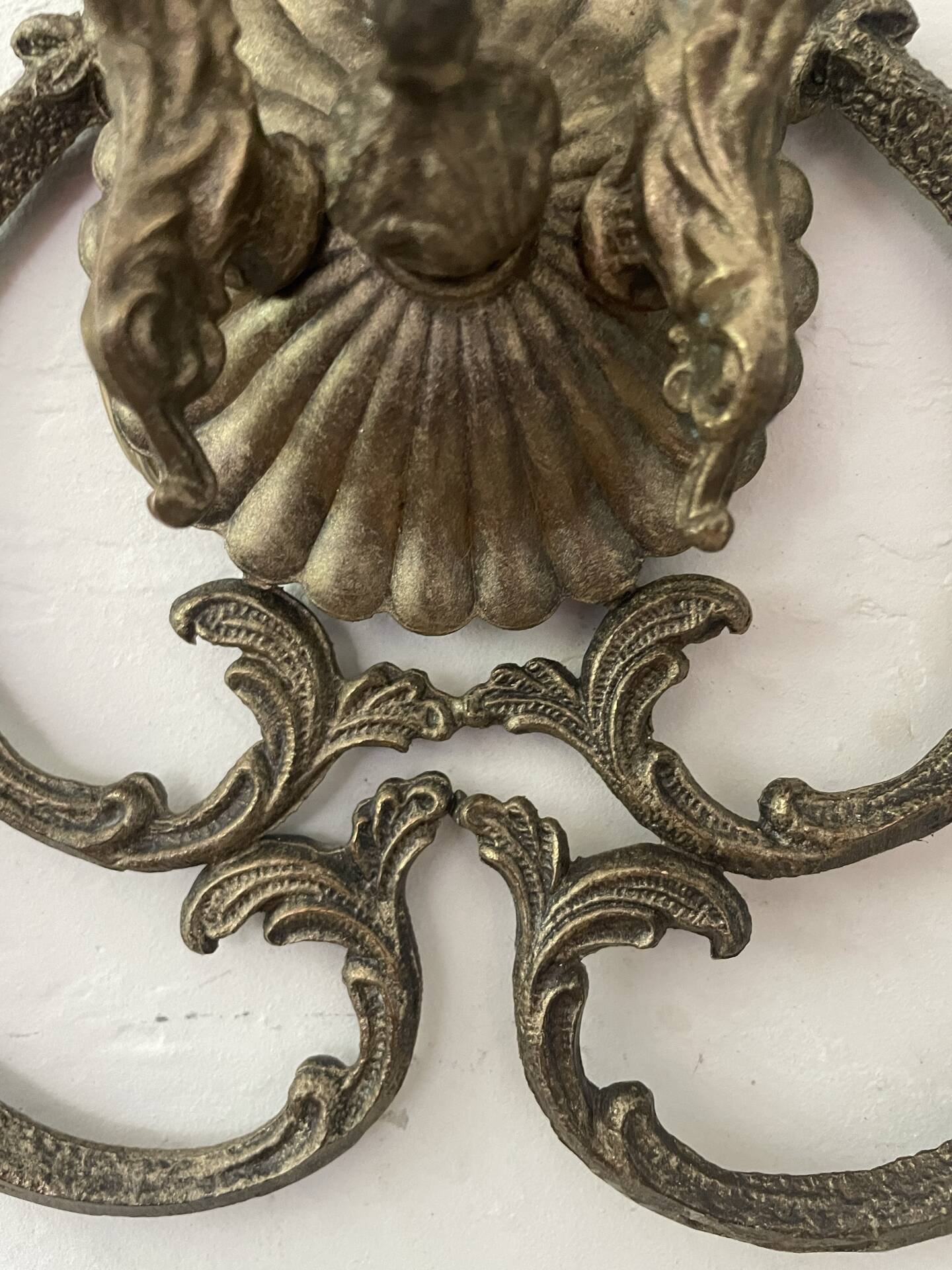 Large vintage Italian baroque wall light