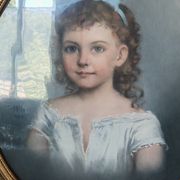 Framed 19th-century pastel