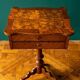 Work table / Chest of drawers with a system in thuya burl and veneer