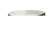 Marble and wrought iron coffee table