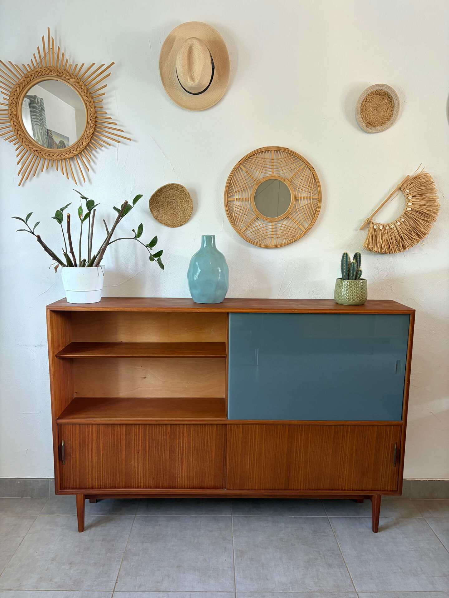 High vintage 1960s enfilade (shallow)