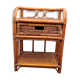 Vintage rattan bedside