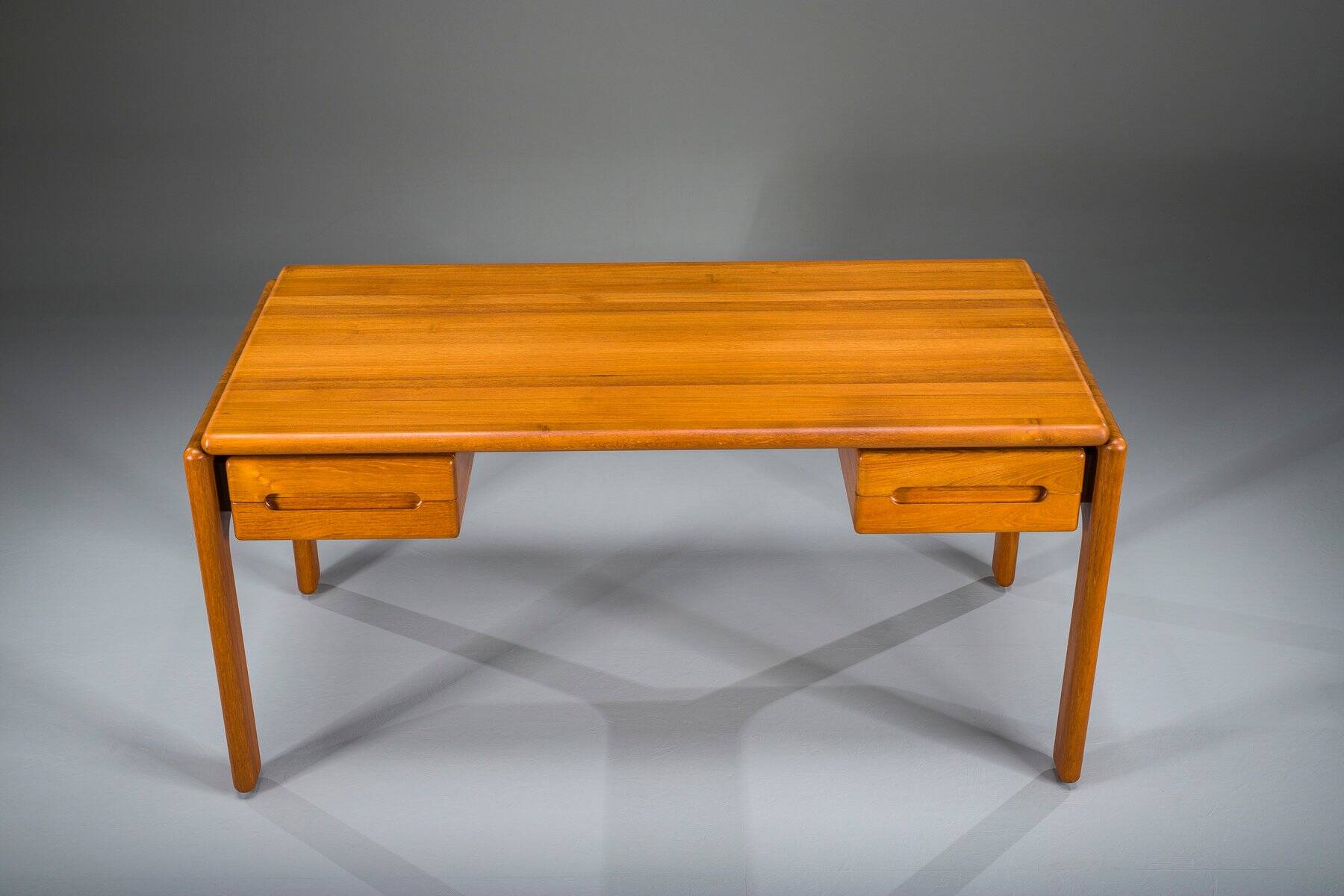 Vintage Danish cabinetmaker desk in teak, 1950s