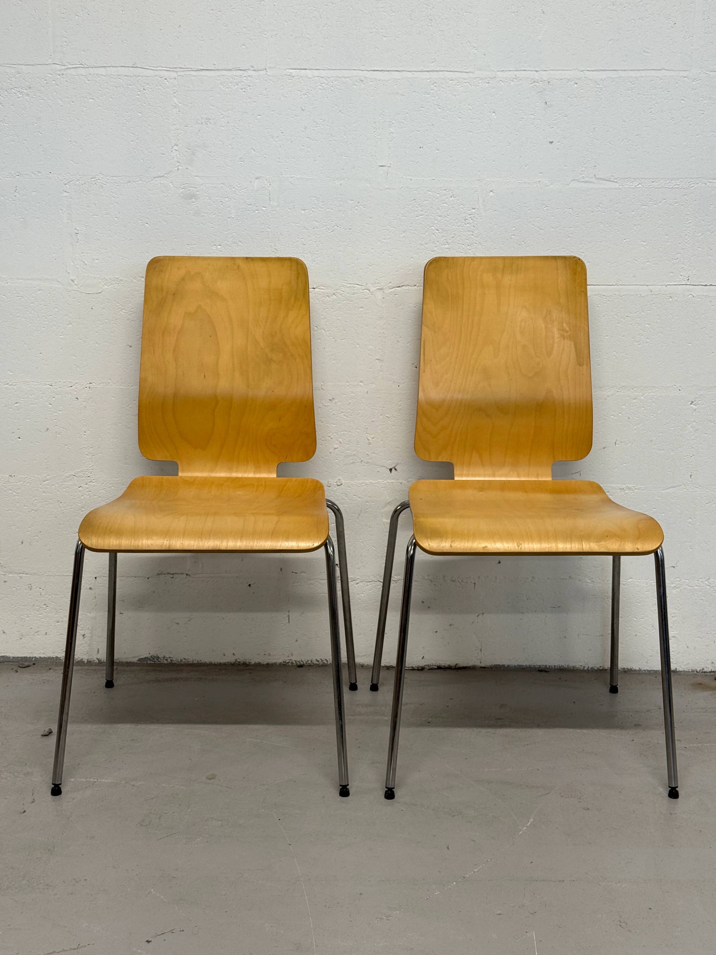 Lot de 2 chaises vintage « Gilbert » par IKEA