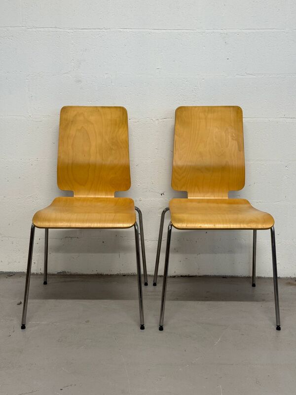 Lot de 2 chaises vintage « Gilbert » par IKEA