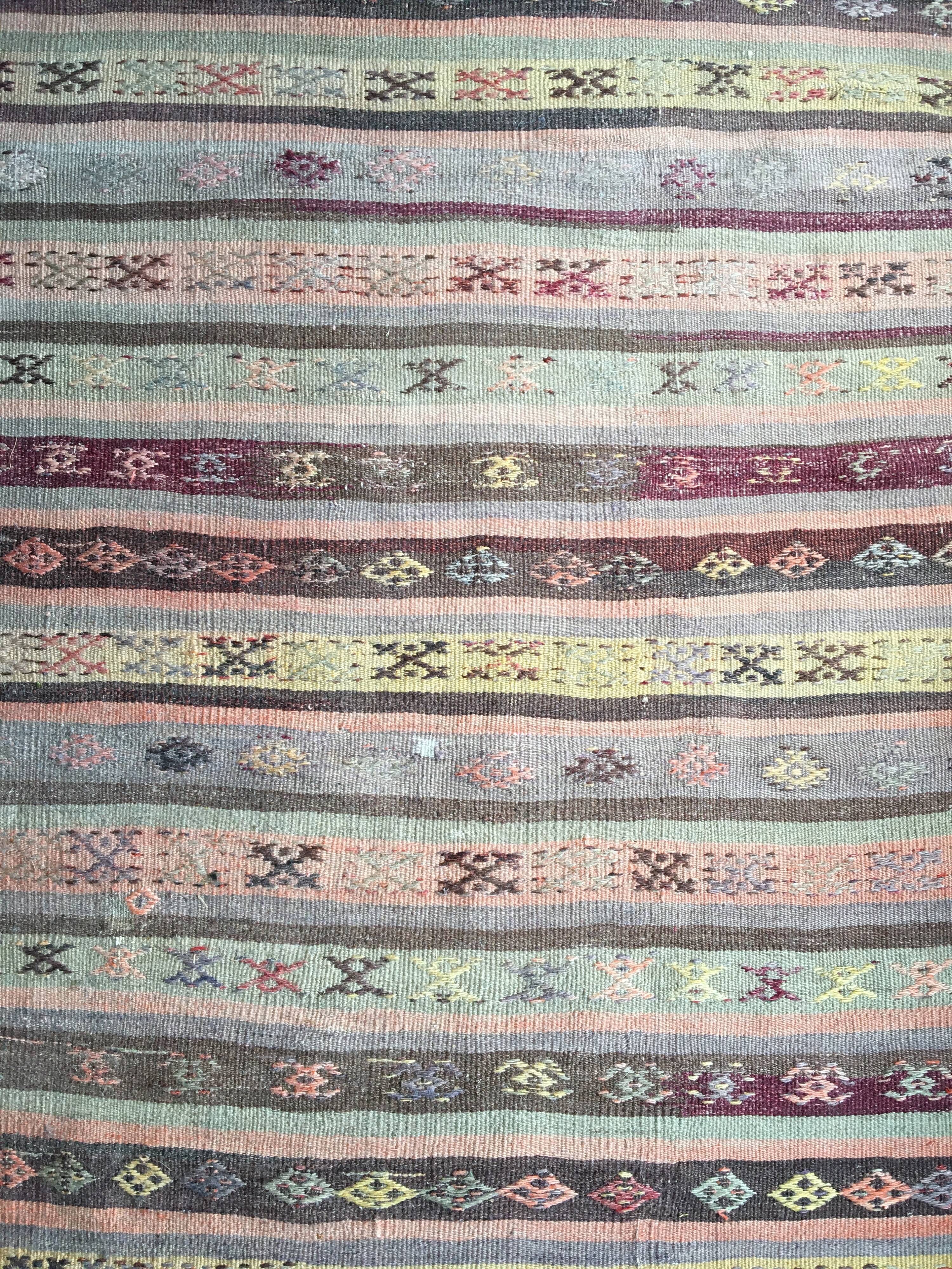 Ancient Kilim carpet 150x80cm