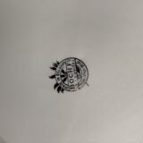 Boch La Louvière flat plate in earthenware