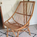 Rattan armchair