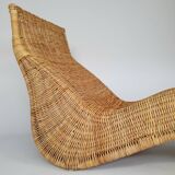 Karlskrona rattan lounge chair by Karl Malmvall for Ikea