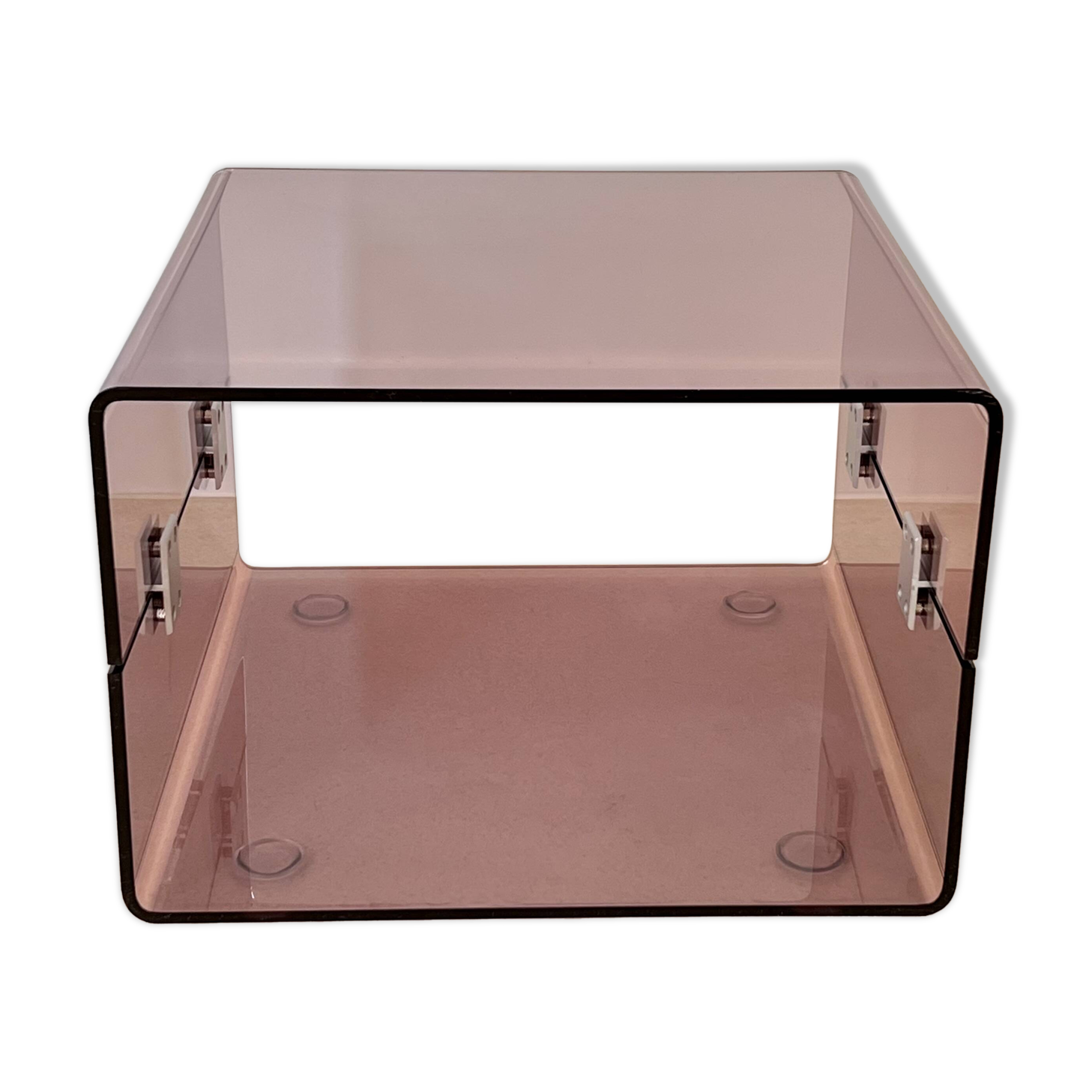 Altuglas coffee table, France, 1970s