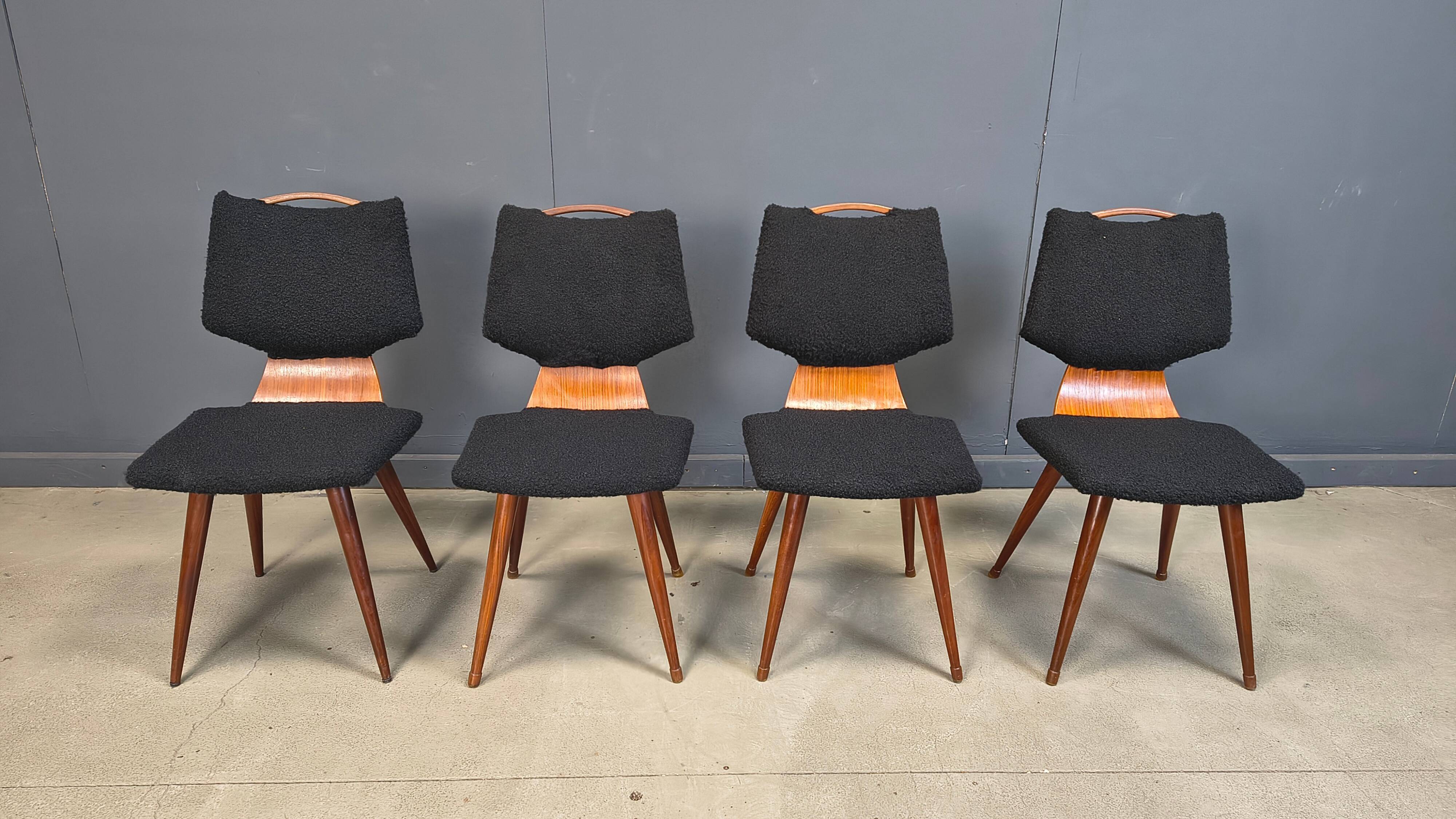Mid-century Scandinavian dining chairs, 1960s