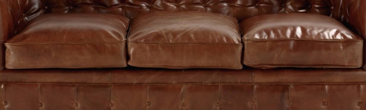 Vintage Chesterfield leather sofa