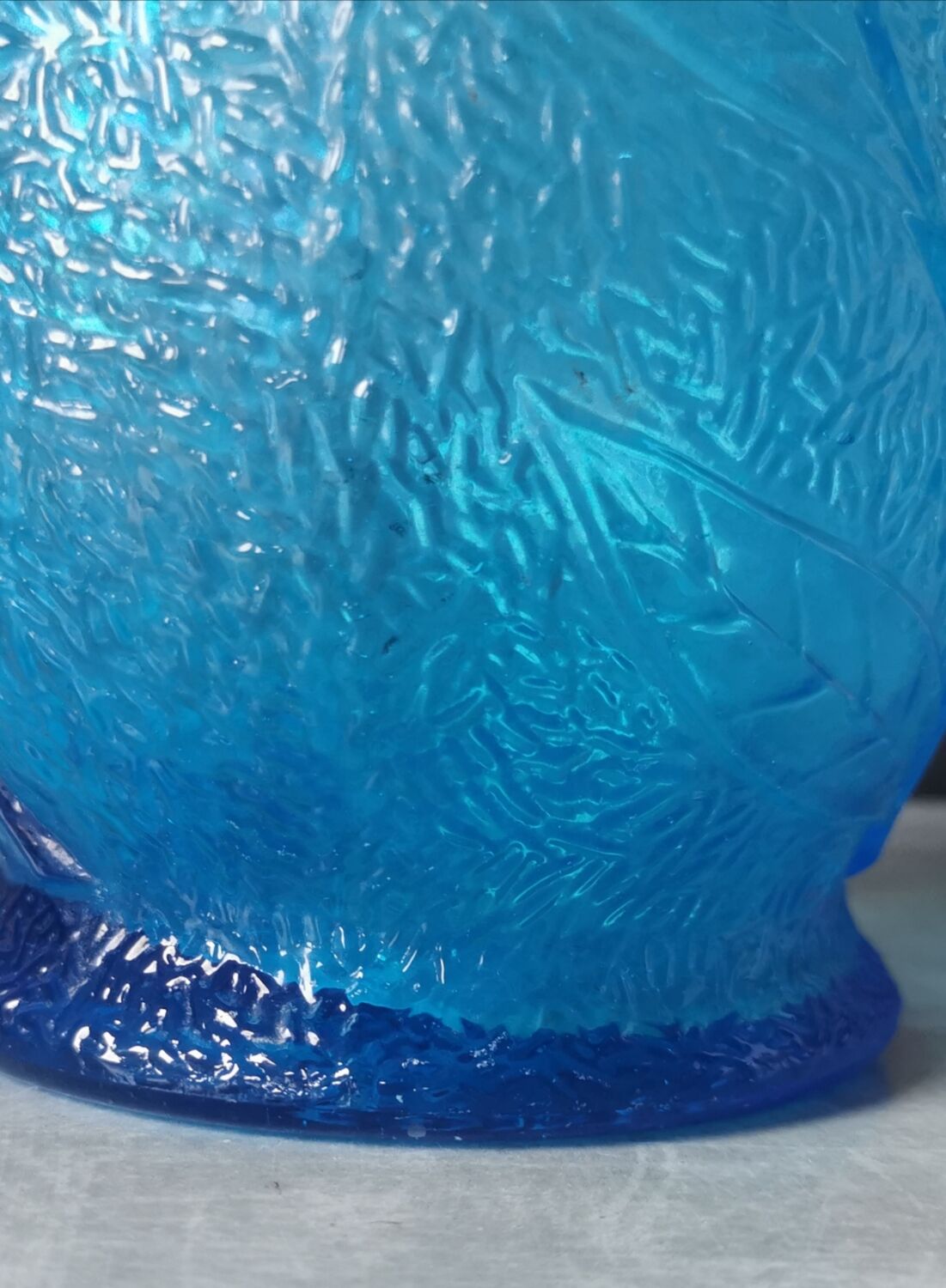 Italy molded glass vase