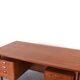 Mid-Century Danish Teak Executive Desk by Kai Kristiansen for FM Møbler