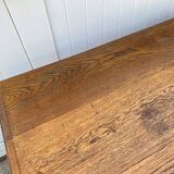 Desk with 1 drawer, oak top, 105x56cm