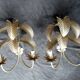 Pair of 20th Century Wall Sconces Exotic Palm Tree Hollywood Regency Sand
