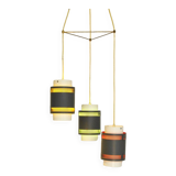 Vintage Danish 3-Pendant Hanging Lamp