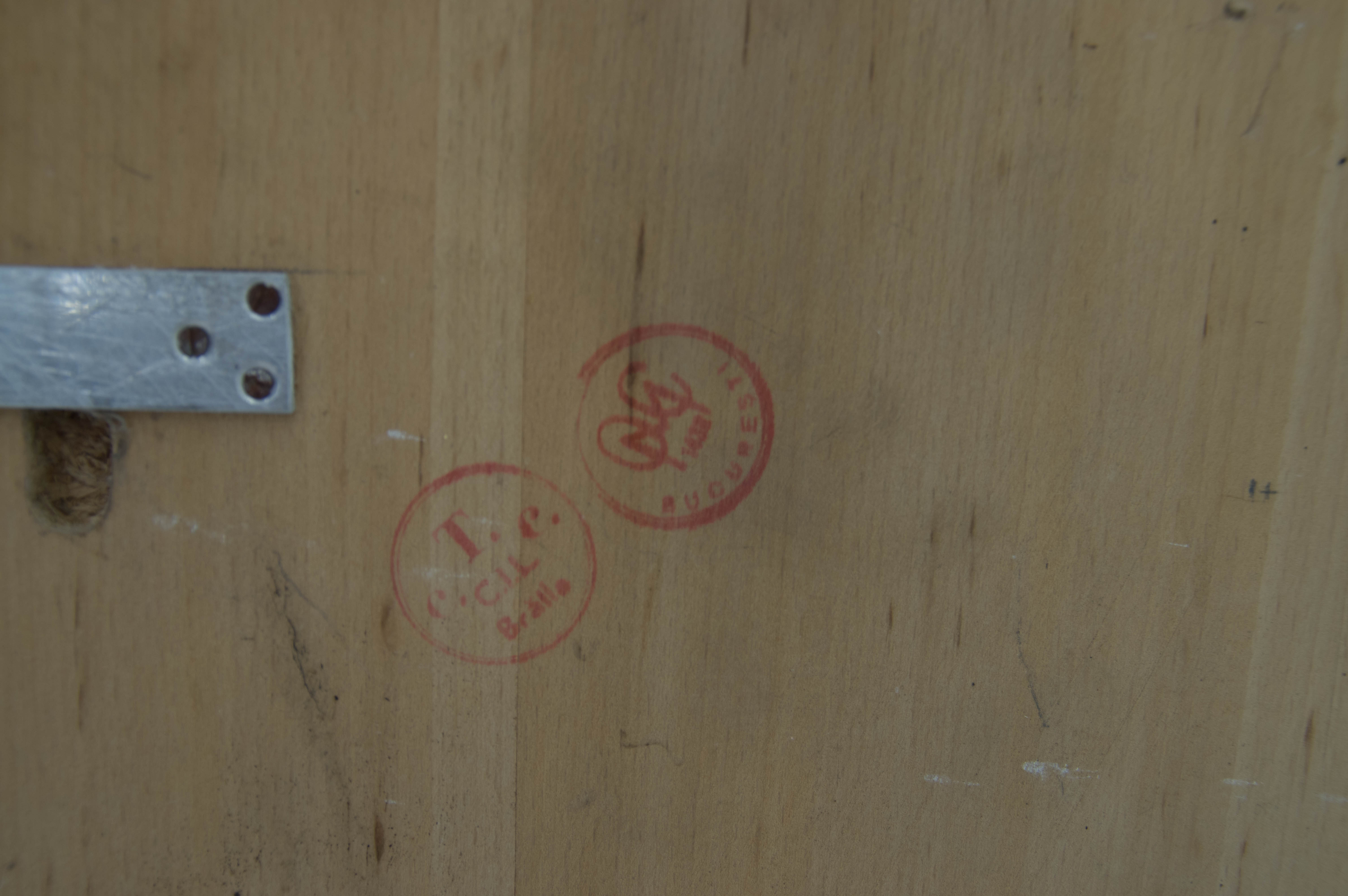 Mid-Century Round Mirror, Romania, 1970s