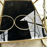 Rolling dessert in gold metal