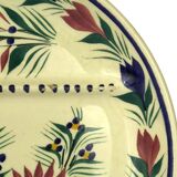 Quimper pottery asparagus plate