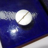 Vintage Door Handles • Solid Glass • Cobalt Blue • 1960