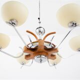Art deco chandelier, Poland, 1960s