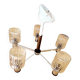 Mid century chandelier 6 lights